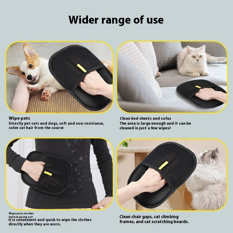 WhizePet™ Clothes & Furniture Hair Remover Glove.