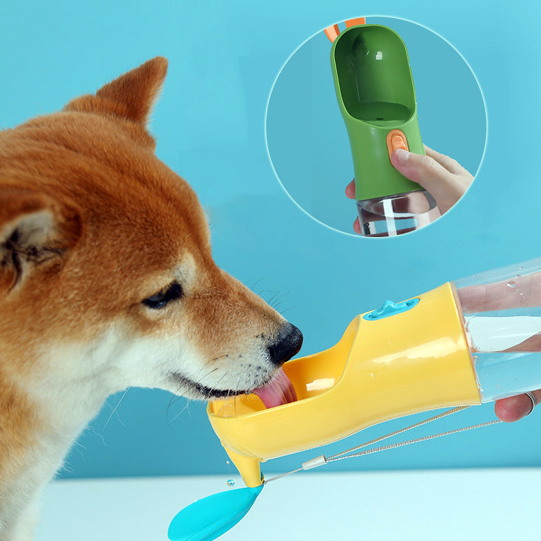Portable Bunny-Ear Pet Water Bottle – Leak-Proof Travel Dispenser