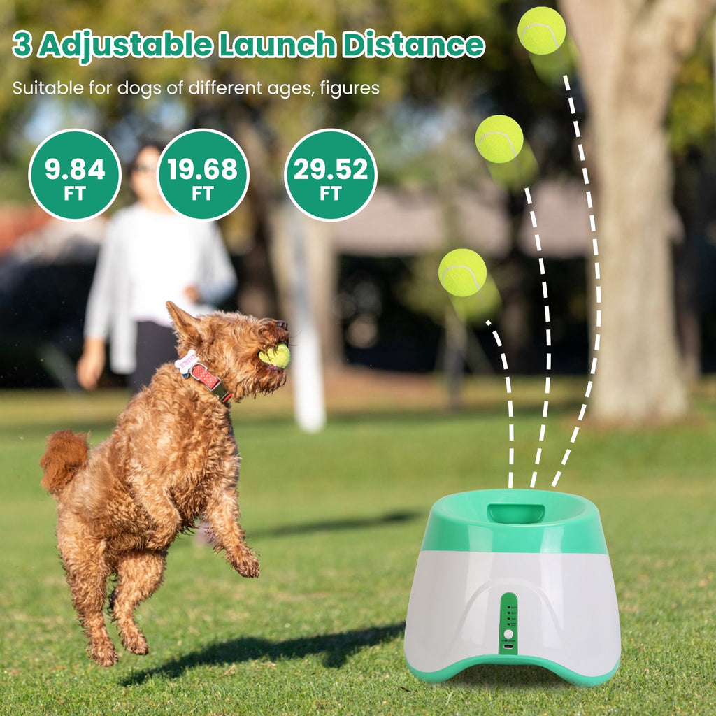 FetchMaster™ Pro – Automatic Interactive Ball Launcher for Dogs (3-5 Day US Delivery)