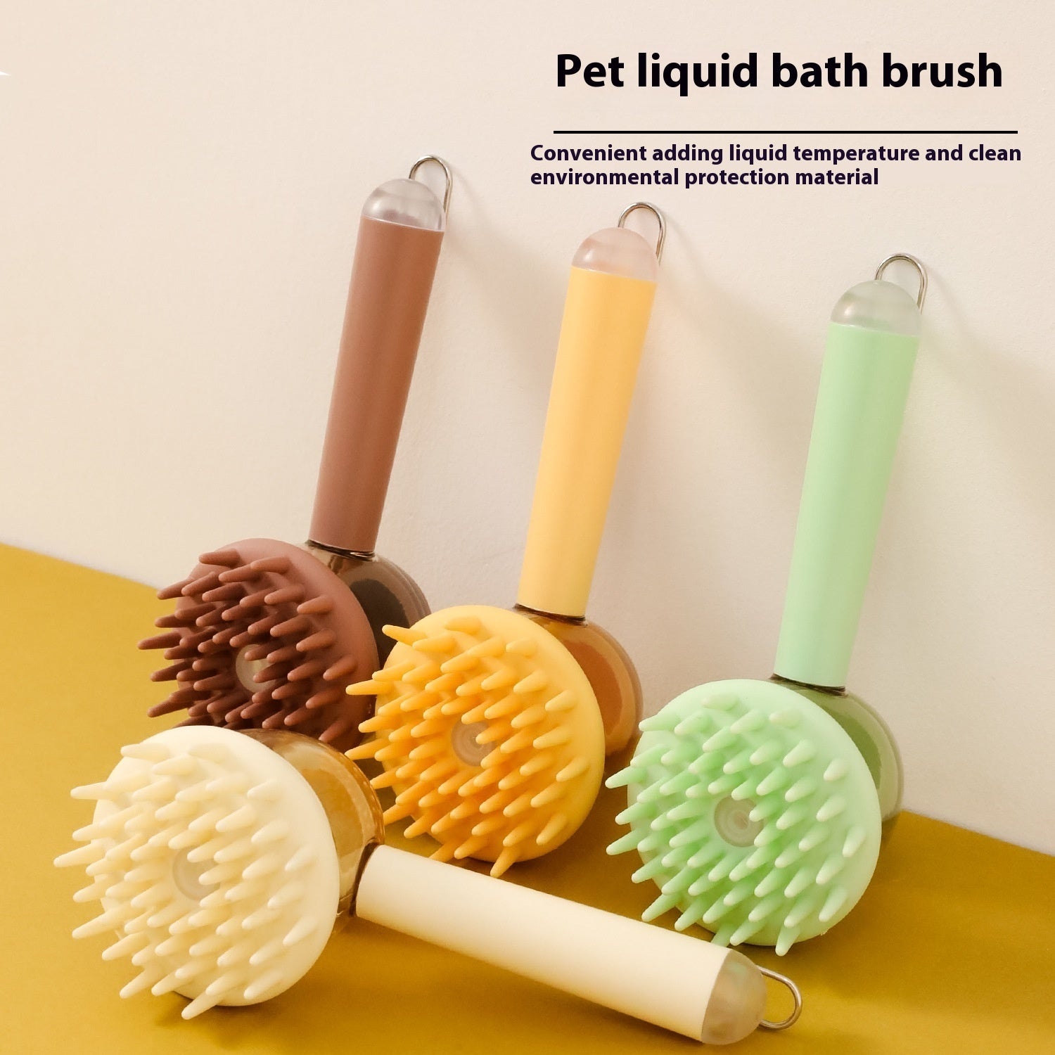WhizeBath™ 3-in-1 Silicone Massage Brush.