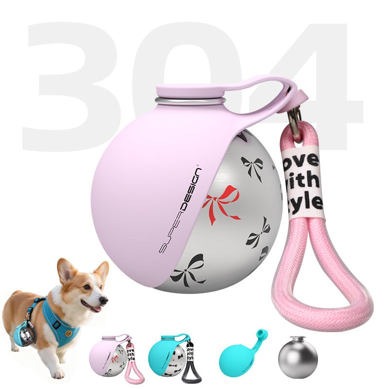 WhizeDrink™ — Portable Stainless Steel Pet Travel Sphere